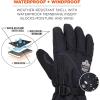 imageErgodyne ProFlex 825WP Winter Work Gloves with Removeable Waterproof Shell Black LargeSmall