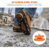 imageErgodyne TREX 6304 Step In Ice Traction Cleat with 12 Carbon Steel Spike GripsBlackSmallLarge