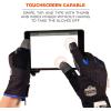 imageErgodyne unisex adult Glovethermal Insulated Touchscreen Palms Reinforced Thermal Winter Work Gloves Black Large USSmall Pack of 1