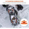 imageSlipOn Ice Traction Cleats with 8 Tungsten Carbide Studs for Superior Grip Ergodyne TREX 6300TC1 Count Pack of 1