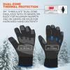 imageWaterproof Work Gloves High Visibility Thermal Insulated Touchscreen Enhanced Grip Ergodyne ProFlex 818WPOrangeBlack