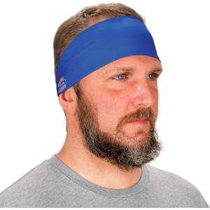 imageErgodyne ChillIts 6634 Cooling Headband Sports Headbands for Men and Women Moisture WickingBlue