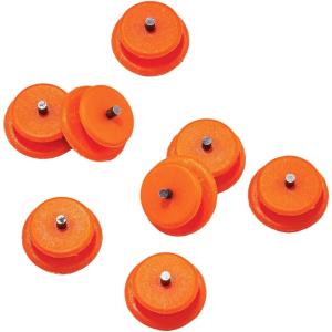 imageErgodyne TREX 6301TC Tungsten Carbide Ice Cleat Replacement Spikes 8Pack Orange