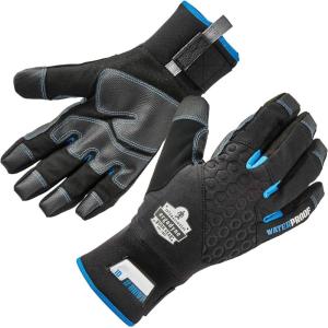 imageWaterproof Work Gloves High Visibility Thermal Insulated Touchscreen Enhanced Grip Ergodyne ProFlex 818WPOrangeBlack