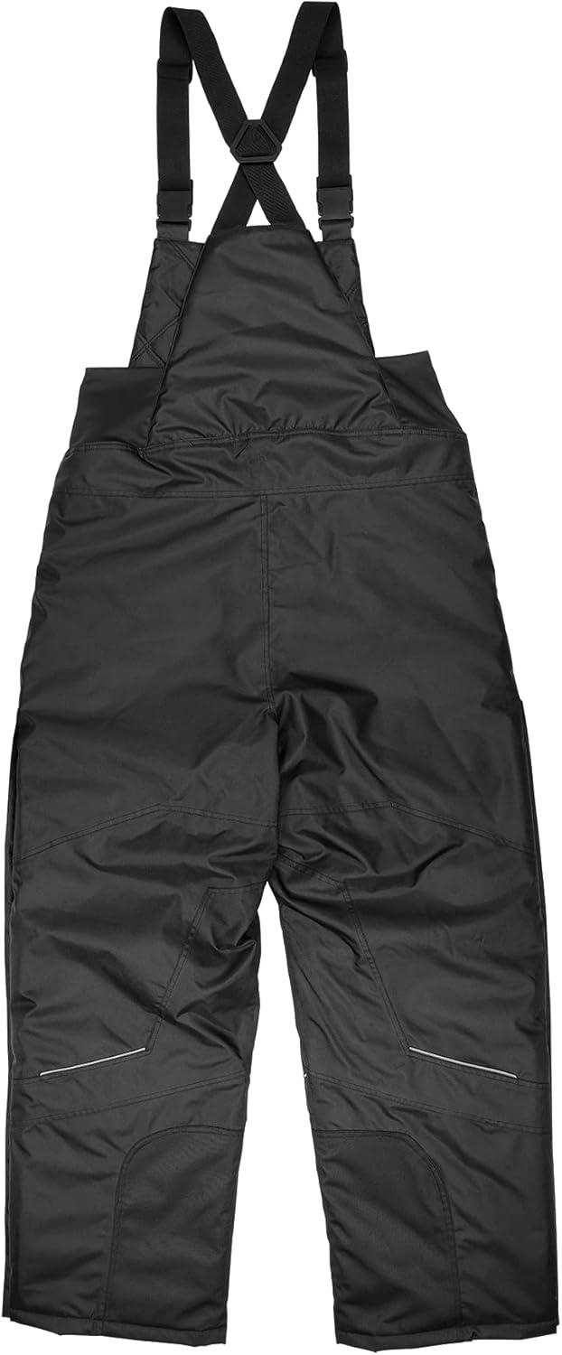 imageErgodyne NFerno 6472 Winter Insulated Bib Overalls Workwear Outerwear Thermal Insulation Leg ZippersBlackSmallXLarge