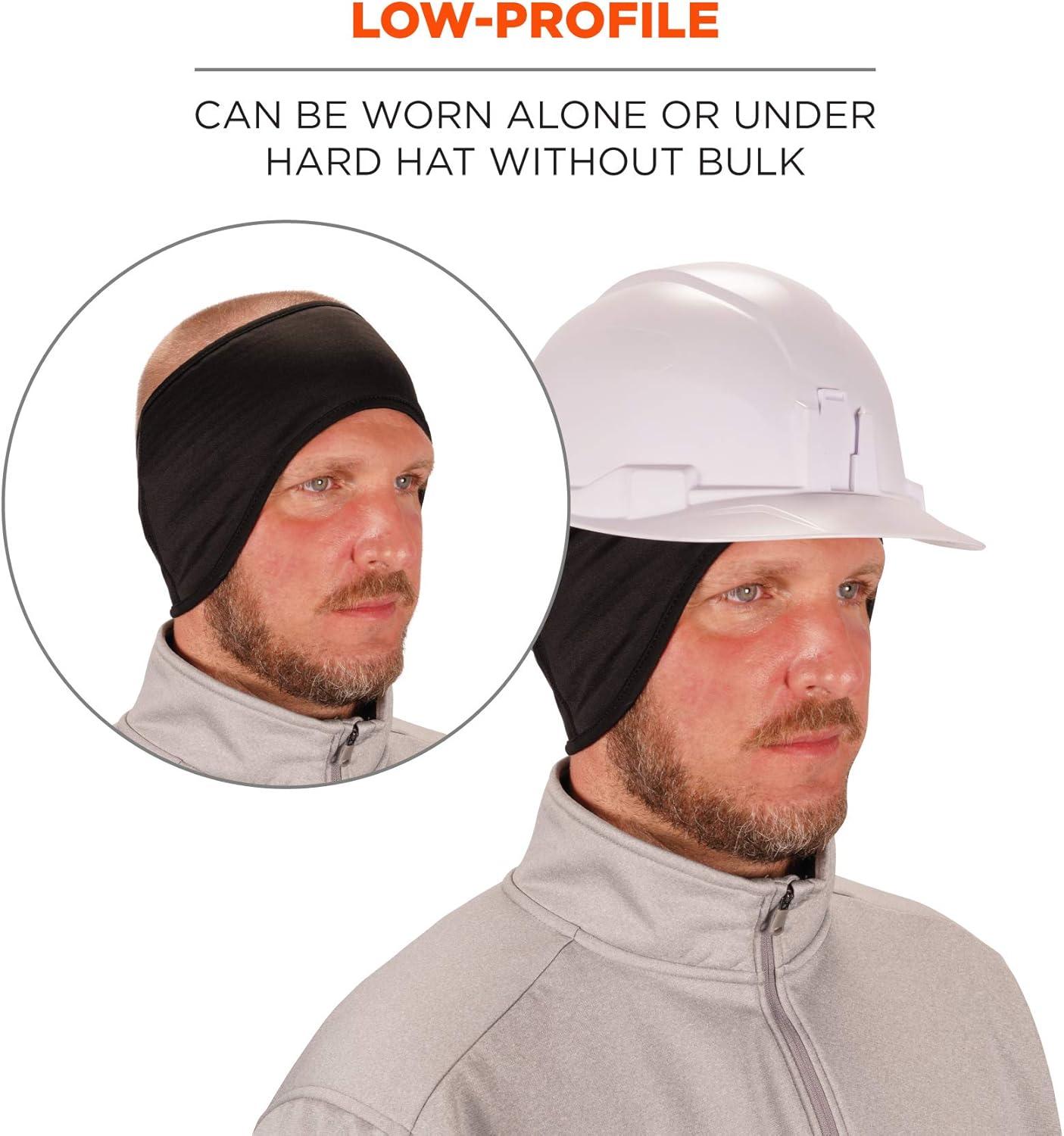 imageErgodyne womens Hat 2 Layer Winter Headband Fleece Spandex Black One Size US