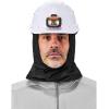imageErgodyne NFerno 6842 Winter Hard Hat Liner  2Layer FleeceLined Polyester Shell Shoulder LengthBlack