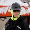 imageErgodyne NFerno 6842 Winter Hard Hat Liner  2Layer FleeceLined Polyester Shell Shoulder LengthLime