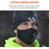 imageErgodyne Standard Beanie Winter Hat with LED Lights Orange One Size