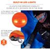 imageErgodyne Standard Beanie Winter Hat with LED Lights Orange One Size