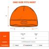 imageErgodyne Standard Beanie Winter Hat with LED Lights Orange One Size