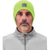 imageErgodyne Standard Rib Knit Winter Hat Black One SizeLime