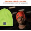 imageErgodyne Standard Rib Knit Winter Hat Black One SizeLime
