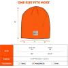 imageErgodyne Standard Rib Knit Winter Hat Black One SizeOrange
