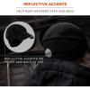 imageErgodyne Standard Winter Baseball Cap with Ear Flaps Black One Size