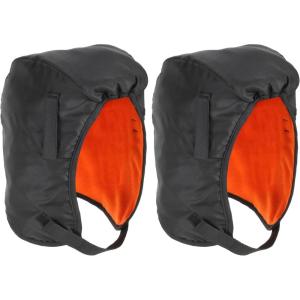 imageErgodyne  16840 Winter Hard Hat Liner Thermal Fleece Lining Chin Length NFerno 6840BlackBlack