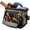imageErgodyne  13715 Arsenal 5818 Tool Bag Zip Open Sides 61Pockets Large GrayLarge