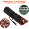 imageErgodyne Arsenal 5873 Wrench RollUp Pouch Short 14Pockets BlackBlack