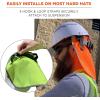 imageErgodyne  29063 GloWear 8006 High Visibility Hard Hat Neck Shade with Reflective Binding Lime 1 Count Pack of 1Lime