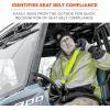 imageErgodyne GloWear 8004 High Vis Safety Seat Belt Cover for Seatbelt Compliance Reflective Accents for Enhanced Visibility OrangeLime
