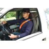 imageErgodyne GloWear 8004 High Vis Safety Seat Belt Cover for Seatbelt Compliance Reflective Accents for Enhanced Visibility OrangeOrange