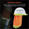 imageErgodyne GloWear 8005 High Visibility Reflective Mesh Hard Hat Neck Shade Orange