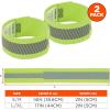imageErgodyne GloWear 8100 Hi Vis Reflective ArmLeg Band with Hook and Loop 2PackLime