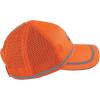 imageErgodyne GloWear 8930 High Vis Baseball Hat Breathable Mesh Paneling Reflective Trim for Enhanced VisibilityOrange