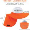 imageErgodyne Hard Hat Brim with ShadeOrange