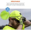 imageErgodyne Standard High Vis Baseball Hat Breathable Mesh Paneling Reflective TrimLime