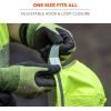 imageErgodyne Standard High Vis Baseball Hat Breathable Mesh Paneling Reflective TrimLime