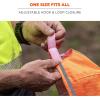 imageErgodyne Standard High Vis Baseball Hat Breathable Mesh Paneling Reflective TrimOrange