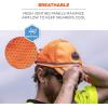 imageErgodyne Standard High Vis Baseball Hat Breathable Mesh Paneling Reflective TrimOrange