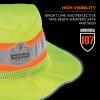imageErgodyne unisex adult Hivis Ranger Sun Hat Lime LargeXLarge USLime