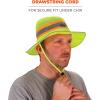 imageErgodyne unisex adult Hivis Ranger Sun Hat Lime LargeXLarge USLime