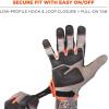 imageProFlex 710 Heavy Duty Work Gloves High Visibility Reinforced Fingertips and Palm17045