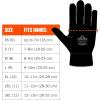 imageProFlex 710 Heavy Duty Work Gloves High Visibility Reinforced Fingertips and PalmBlack  Gray