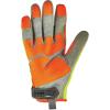 imageProFlex 710 Heavy Duty Work Gloves High Visibility Reinforced Fingertips and PalmLime