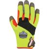 imageProFlex 710 Heavy Duty Work Gloves High Visibility Reinforced Fingertips and PalmLime