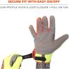 imageProFlex 812 Work Gloves High Visibility Synthetic Leather Palm Medium LimeLime