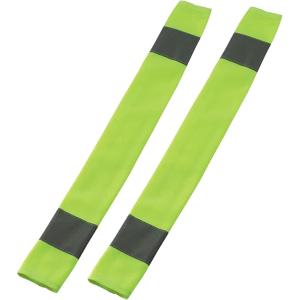 imageErgodyne GloWear 8004 High Vis Safety Seat Belt Cover for Seatbelt Compliance Reflective Accents for Enhanced Visibility OrangeLime