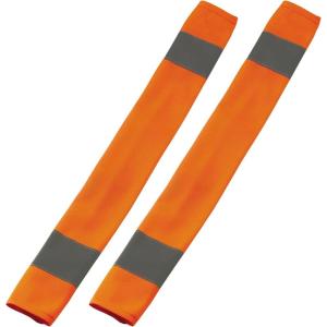 imageErgodyne GloWear 8004 High Vis Safety Seat Belt Cover for Seatbelt Compliance Reflective Accents for Enhanced Visibility OrangeOrange
