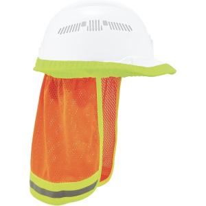 imageErgodyne GloWear 8005 High Visibility Reflective Mesh Hard Hat Neck Shade Orange