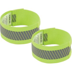 imageErgodyne GloWear 8100 Hi Vis Reflective ArmLeg Band with Hook and Loop 2PackLime
