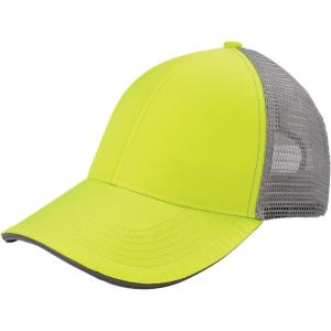 imageErgodyne Womens Cap Blank High Visibility Reflective Snapback Hat Baseball Cap LimeBlank