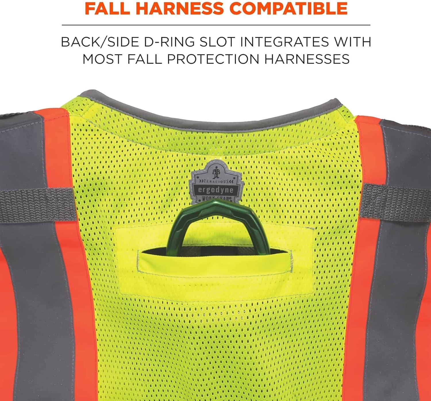 imageErgodyne GloWear 8231TV Hi Vis Tool Tethering Class 2 Safety Vest