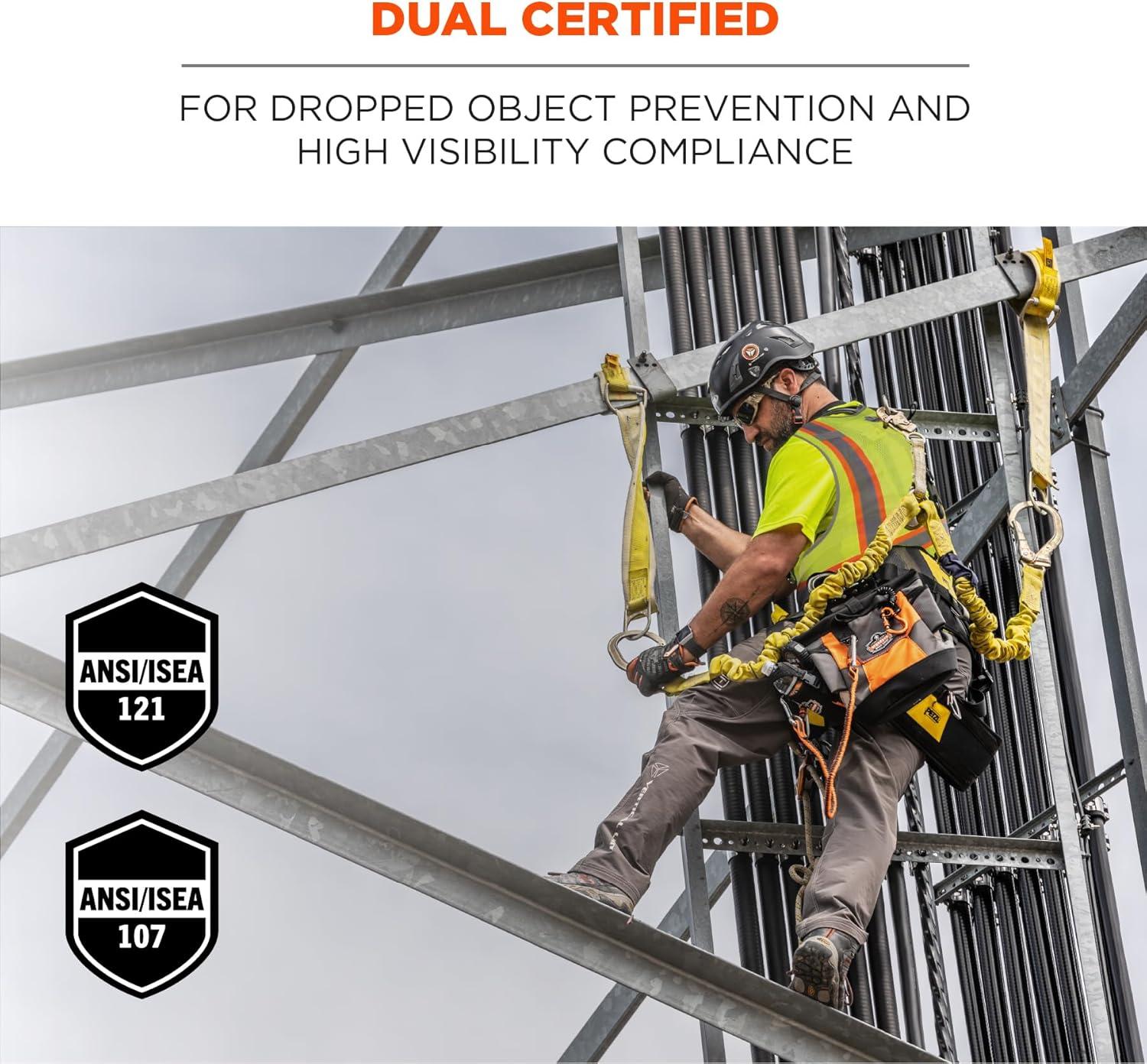 imageErgodyne GloWear 8231TV Hi Vis Tool Tethering Class 2 Safety Vest