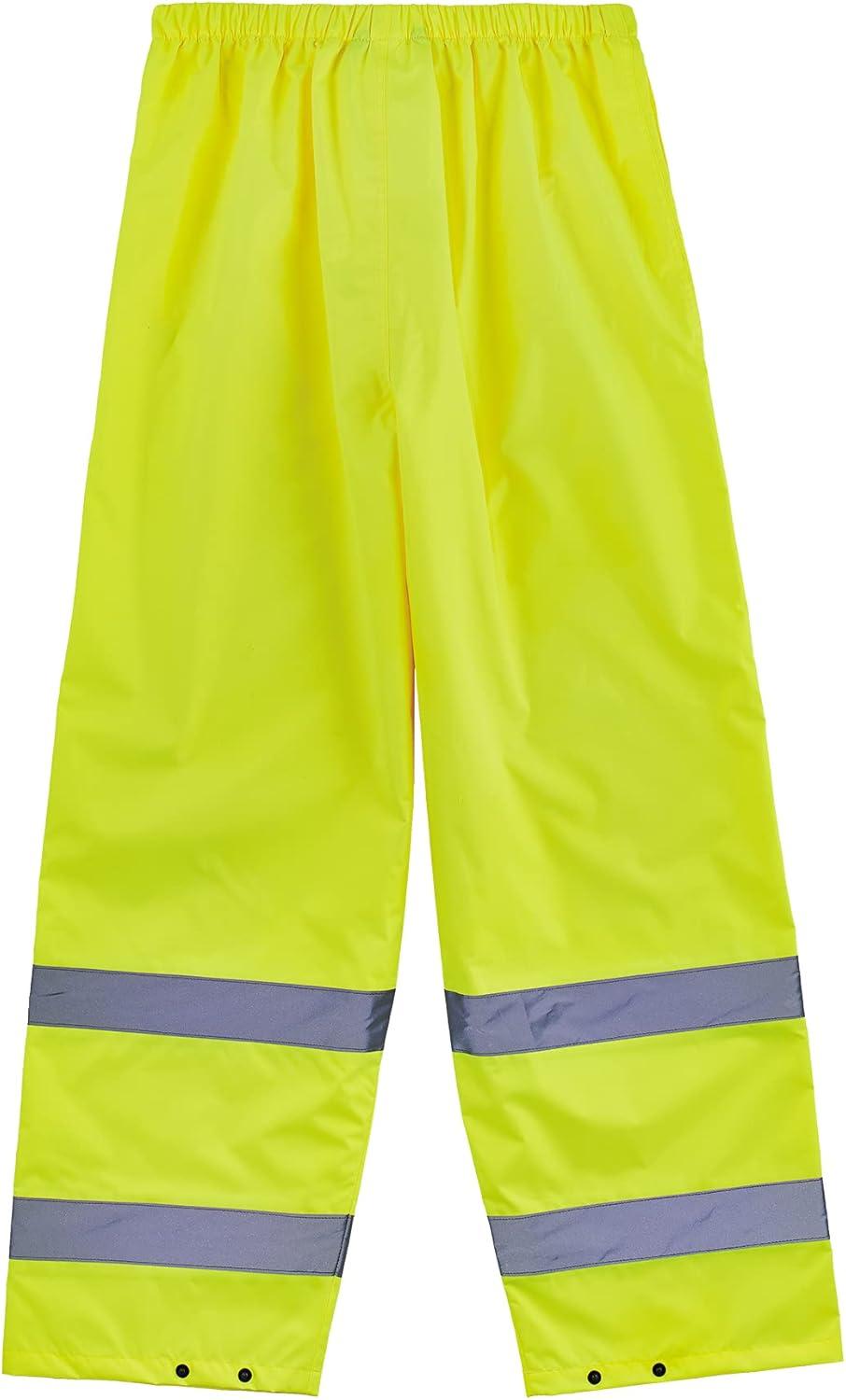 imageErgodyne Standard Class E Lightweight Hivis Rain PantsLime