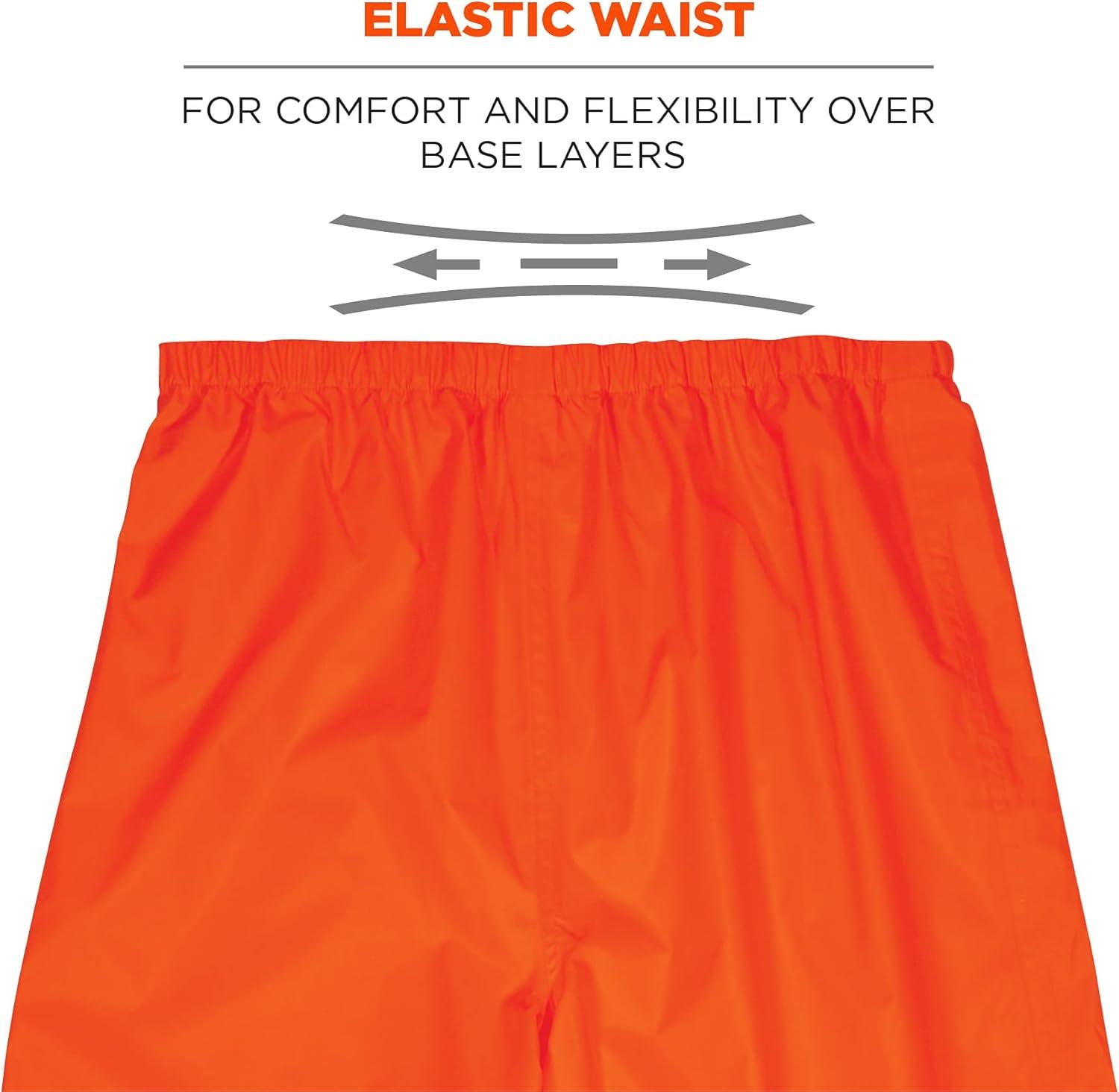 imageErgodyne Standard Class E Lightweight Hivis Rain PantsOrange