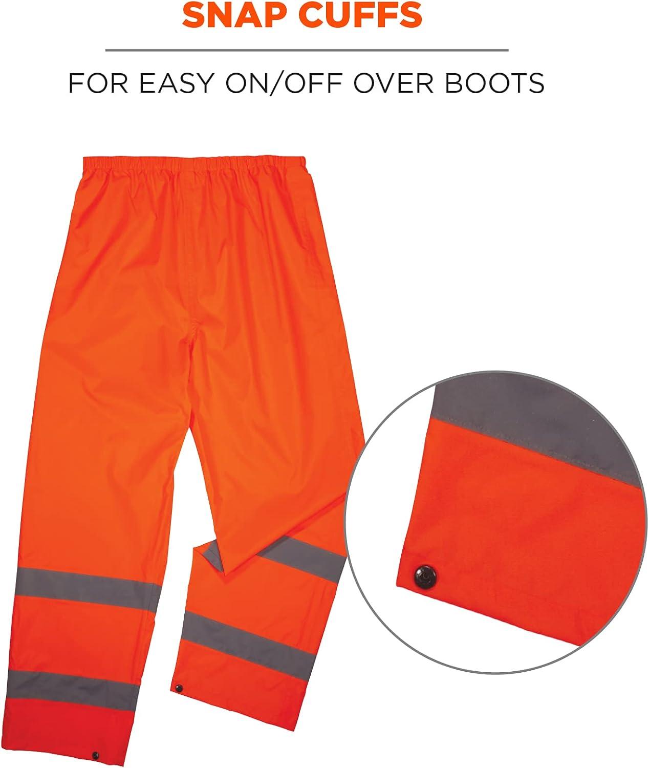 imageErgodyne Standard Class E Lightweight Hivis Rain PantsOrange
